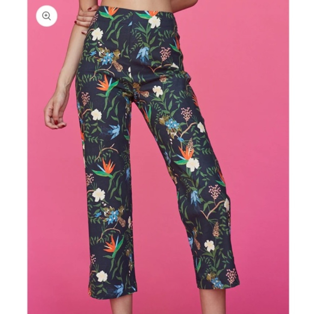 LPA Tropical Print Cropped‎ Pants